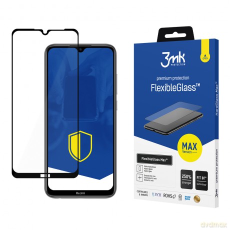Xiaomi Redmi Note 8T Black - 3mk Max szkło hybrydowe