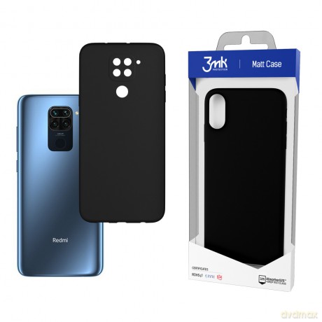 Xiaomi Redmi Note 9 4G - 3mk Matt Case black