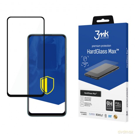 Xiaomi Redmi Note 9 4G Black - 3mk Max szkło hybrydowe