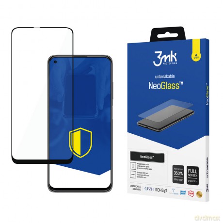 Xiaomi Redmi Note 9 5G Black - 3mk NeoGlass szkło hartowane