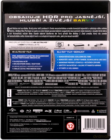 Hellboy: Złota armia [Blu-Ray 4K]+[Blu-Ray]