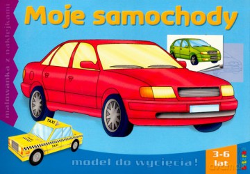 Moje Samochody Malowanka Z Naklejkami [KSIĄŻKA]
