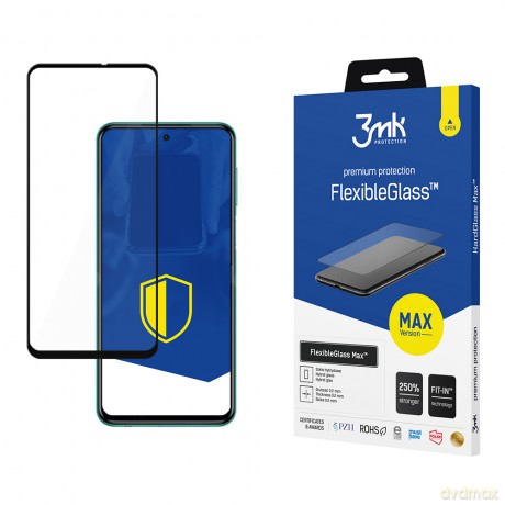Xiaomi Redmi Note 9S black - 3mk Max szkło hybrydowe