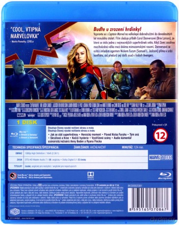 Kapitan Marvel [Blu-Ray]