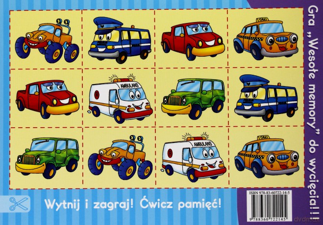 Wesołe Pojazdy Malowanka Z Naklejkami [KSIĄŻKA]