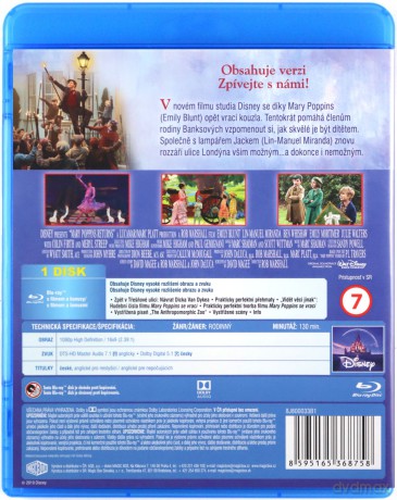Mary Poppins powraca [Blu-Ray]