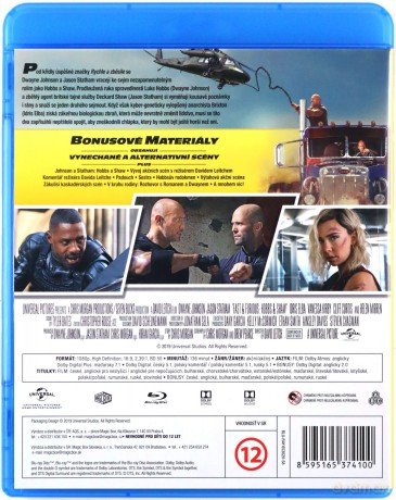 Szybcy i wściekli: Hobbs i Shaw [Blu-Ray]