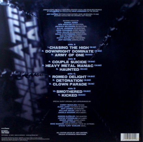 Annihilator: Metal II (Orange) [2xWinyl]