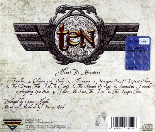 Ten: Here Be Monsters [CD]