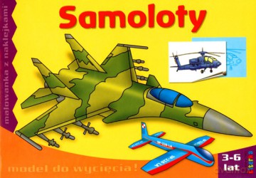 Samolot Malowanka Y Naklejkami 3-6 Lat [KSIĄŻKA]
