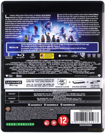 Player One [Blu-Ray 4K]+[Blu-Ray]
