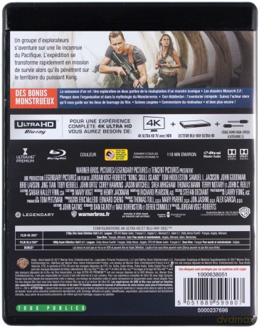 Kong: Skull Island (Kong: Wyspa Czaszki) [Blu-Ray 4K]+[Blu-Ray]