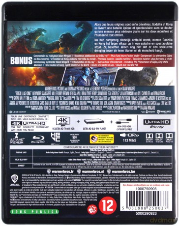 Godzilla vs. Kong [Blu-Ray 4K]+[Blu-Ray]