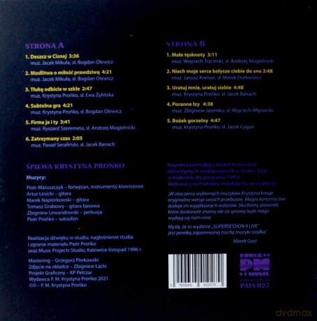 Krystyna Prońko: Supersession II Live [Winyl]