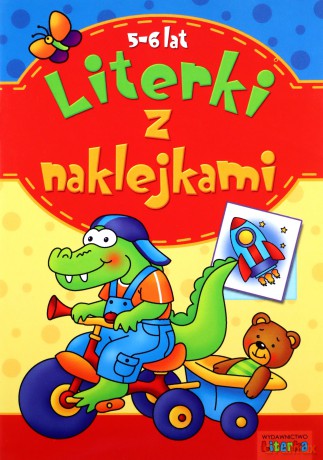 Literki Z Naklejkami 5-6 Lat [KSIĄŻKA]