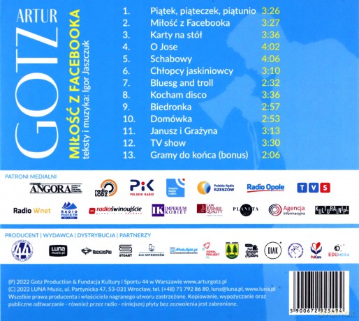 Artur Gotz: Miłość z Facebooka (digipack) [CD]