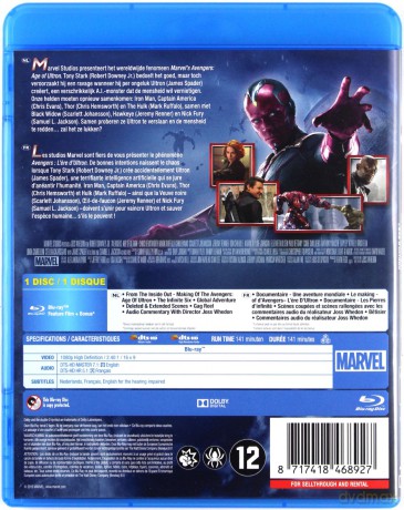 Avengers: Age of Ultron (Avengers: Czas Ultrona) [Blu-Ray]