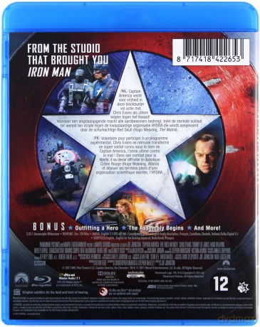 Captain America: The First Avenger (Captain America: Pierwsze starcie) [Blu-Ray]