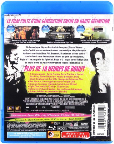 Fight Club (Podziemny krąg) [Blu-Ray]