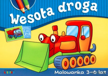 Wesoła Droga Malowanka 3-6 Lat [KSIĄŻKA]