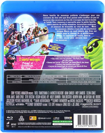 Hotel Transylvania 3: Summer Vacation [Blu-Ray]