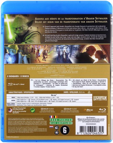 Star Wars: Episode II - Attack of the Clones (Gwiezdne wojny: Część II - Atak klonów) [2xBlu-Ray]