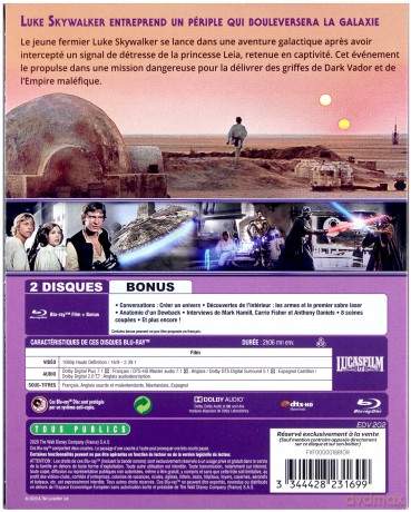 Star Wars (Gwiezdne wojny) [Blu-Ray]