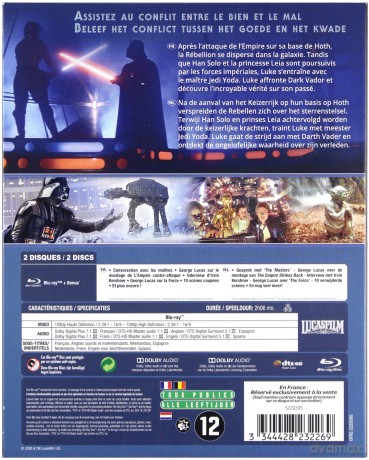 Star Wars: Episode V - The Empire Strikes Back (Gwiezdne wojny: Część V - Imperium kontratakuje) [2xBlu-Ray]
