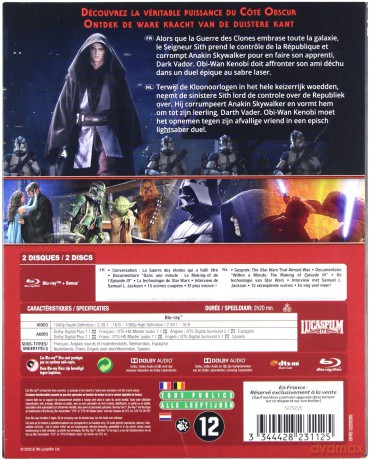 Star Wars: Episode III - Revenge of the Sith (Gwiezdne wojny: Część III - Zemsta Sithów) [2xBlu-Ray]