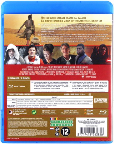 Star Wars: Episode VII - The Force Awakens (Gwiezdne wojny: Przebudzenie Mocy) [2xBlu-Ray]