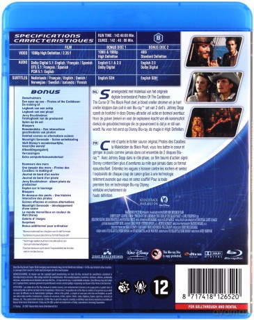 Pirates of the Caribbean: The Curse of the Black Pearl (Piraci z Karaibów: Klątwa Czarnej Perły) (Disney) [2xBlu-Ray]