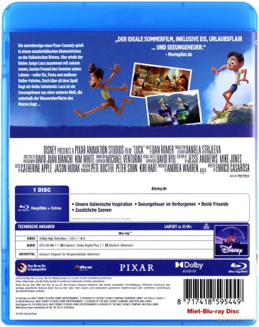 Luca (Disney) [Blu-Ray]