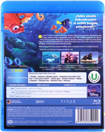 Gdzie jest Dory? (Disney) [Blu-Ray]