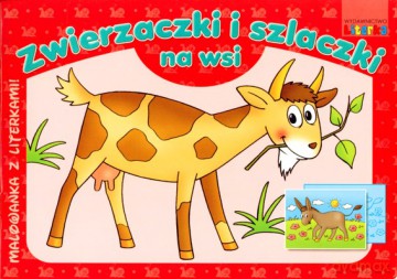 Zwierzaki I Szlaczki Na Wsi. Malowanka Z Literkami [KSIĄŻKA]