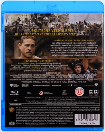 Król Artur: Legenda miecza [Blu-Ray]