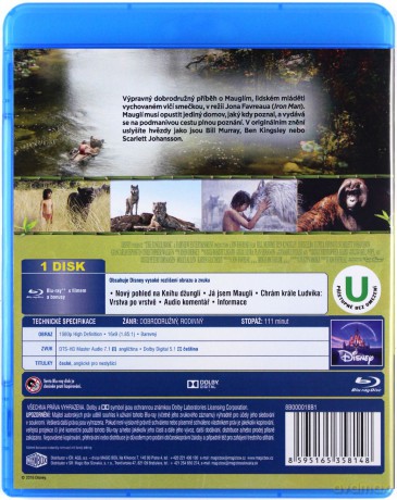 Księga dżungli (Disney) [Blu-Ray]