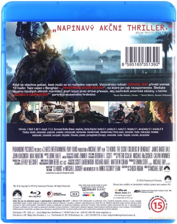 13 godzin: Tajna misja w Benghazi [Blu-Ray]