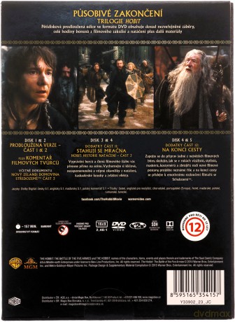 Hobbit: Bitwa Pięciu Armii [DVD]