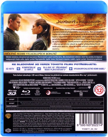 Jupiter: Intronizacja [Blu-Ray 3D]+[Blu-Ray]