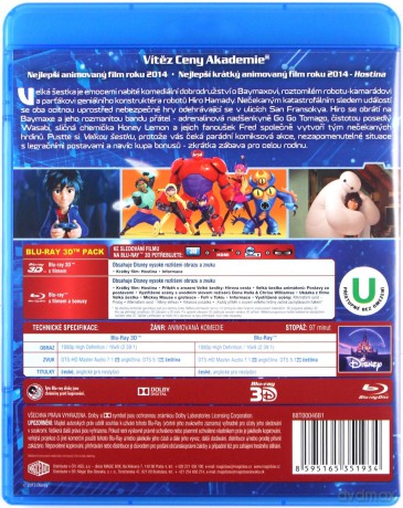 Wielka szóstka [Blu-Ray 3D]+[Blu-Ray]