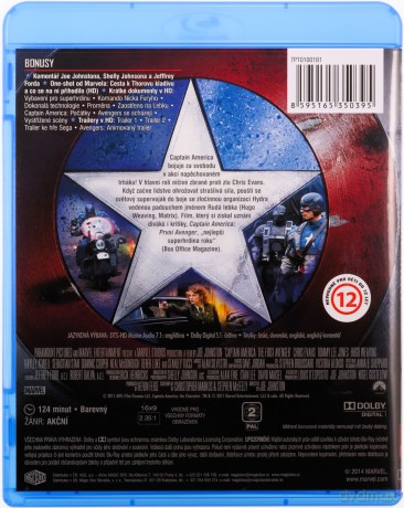 Captain America: Pierwsze starcie [Blu-Ray]