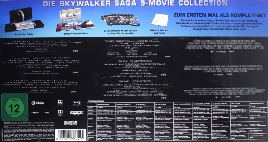 Star Wars: The Skywalker Saga [BOX] [9xBlu-Ray 4K]+[18xBlu-Ray]