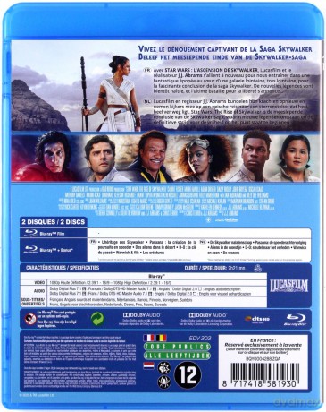 Star Wars: Episode IX - The Rise of Skywalker (Gwiezdne wojny: Skywalker. Odrodzenie) [2xBlu-Ray]