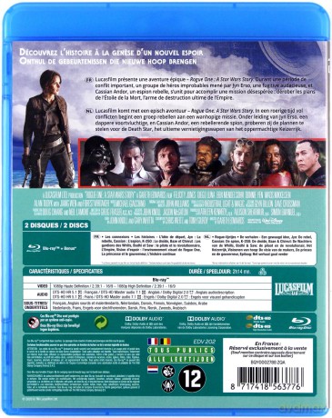 Rogue One (Łotr 1. Gwiezdne wojny - historie) [2xBlu-Ray]