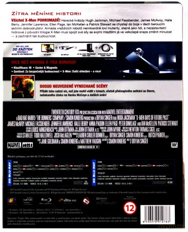 X-Men: Przeszłość, która nadejdzie (steelbook) [Blu-Ray 3D]+[Blu-Ray]