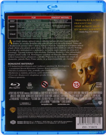 Harry Potter i Komnata Tajemnic [Blu-Ray]