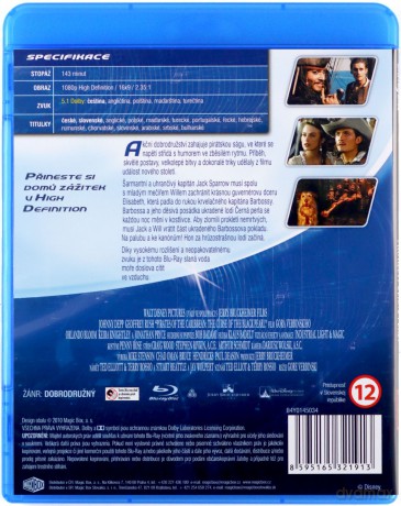 Piraci z Karaibów: Klątwa Czarnej Perły [Blu-Ray]