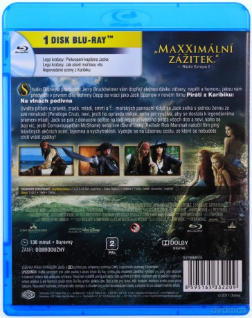 Piraci z Karaibów: Na nieznanych wodach [Blu-Ray]