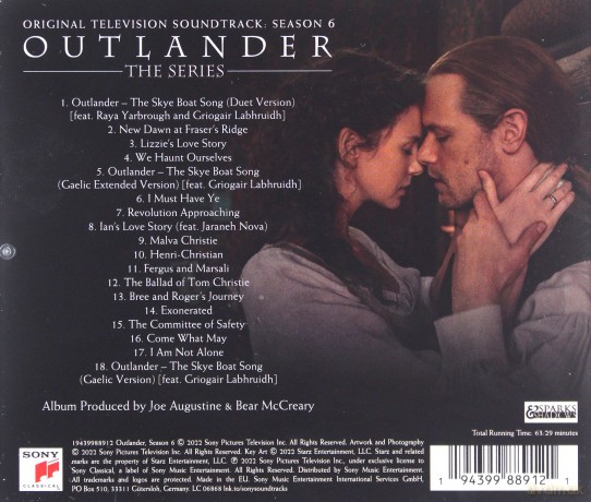 Outlander: Season 6 soundtrack (Bear McCreary) [CD]