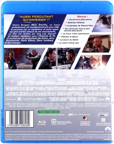 Gemini Man (Bliźniak) [Blu-Ray]